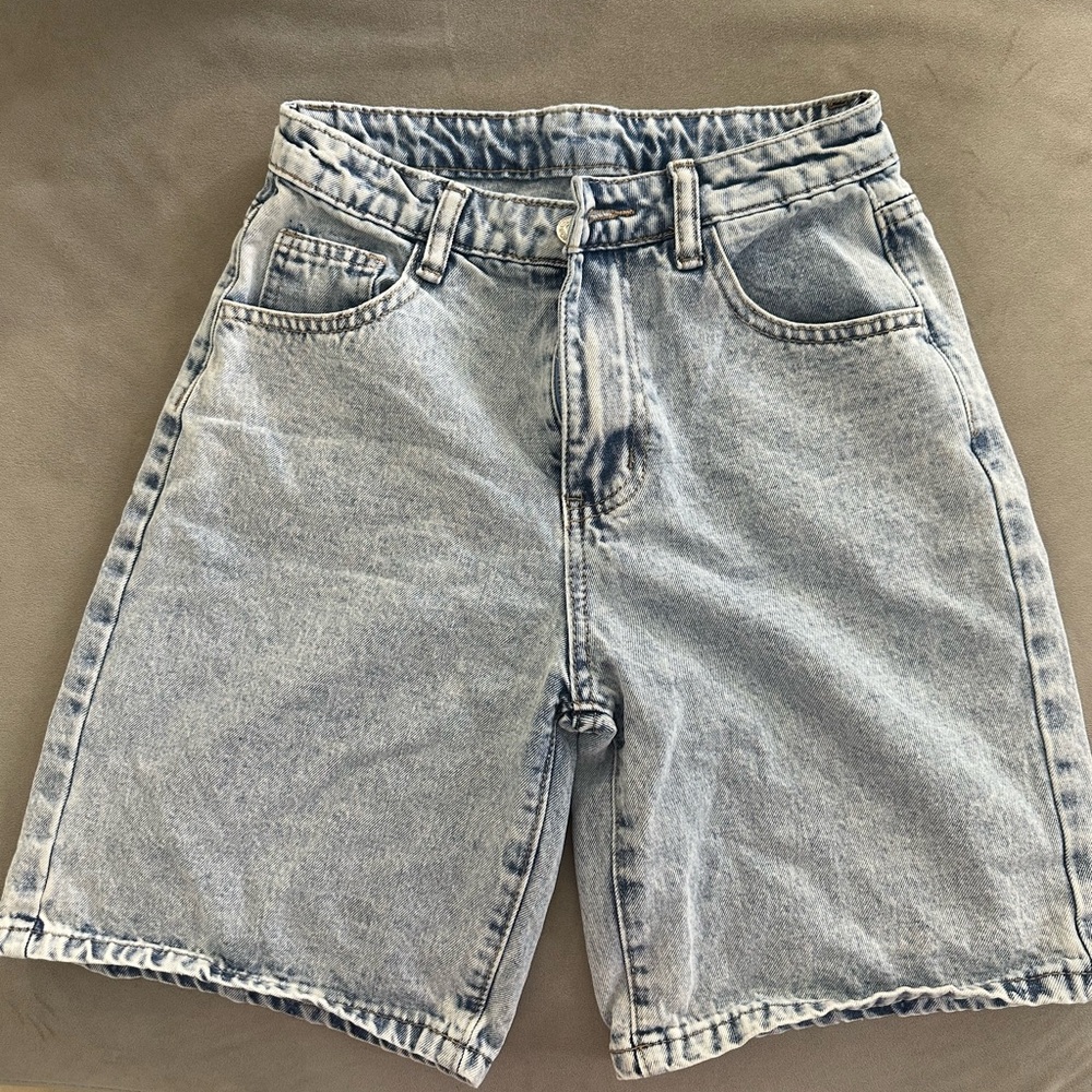 Forever 21 Light Blue Jean Shorts
